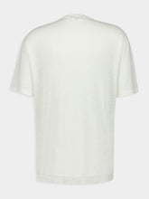 Frescobol Carioca Carmo Linen Jersey White T-Shirt