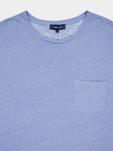 Frescobol Carioca Carmo Linen Jersey Blue T-Shirt