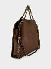 Stella McCartney Mahogany Falabella Fold-Over Tote Bag