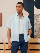 Frescobol Carioca Cabana Stripe Castro Linen Shirt