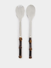 Sabre Paris Panda Dark Bamboo Salad Cutlery Set