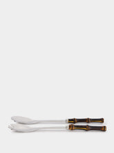 Sabre Paris Panda Dark Bamboo Salad Cutlery Set