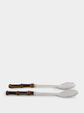 Sabre Paris Panda Dark Bamboo Salad Cutlery Set