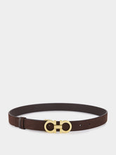 Ferragamo Brown Gancini Leather Belt