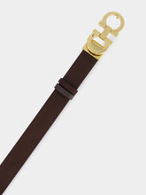 Ferragamo Brown Gancini Leather Belt