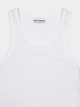 Rabanne Logo Cotton Jersey Tank Top