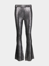 Rabanne Metallic Flared Trousers