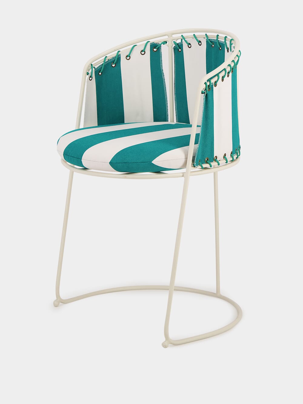 Green Palmer Striped Chair