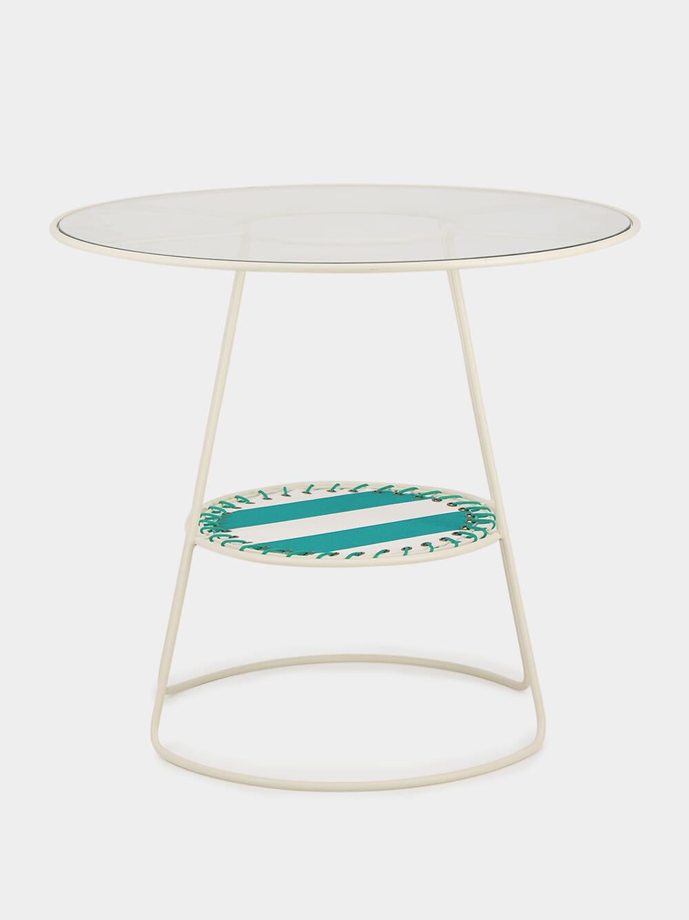 Green Palmer Striped Table