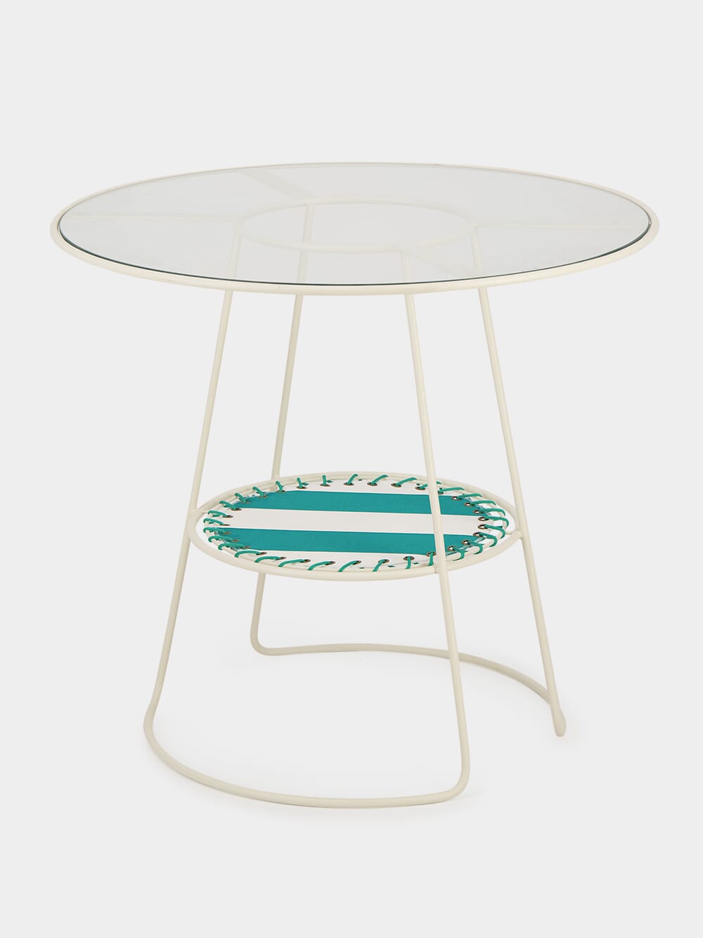 Green Palmer Striped Table