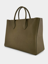 Ferragamo Olive Green Large Tote Bag