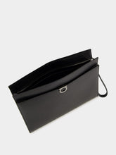 Ferragamo Black Trading Leather Pouch