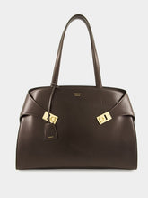 Hug Tote Bag in Brown Leather