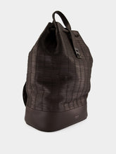 Ferragamo Black Sailor Leather Backpack