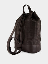 Ferragamo Black Sailor Leather Backpack