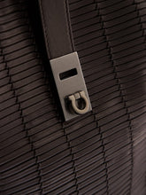 Ferragamo Black Sailor Leather Backpack