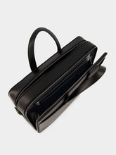 Ferragamo Black Gancini Leather Briefcase