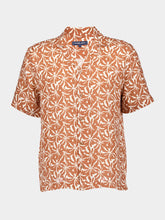 Frescobol Carioca Roberto Linen Floral Shirt