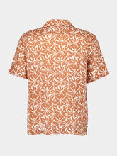 Frescobol Carioca Roberto Linen Floral Shirt