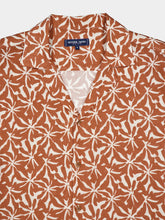 Frescobol Carioca Roberto Linen Floral Shirt