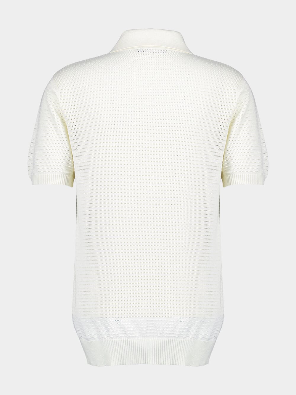 Clemente Crochet Stripe Polo