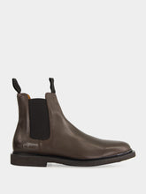 Brown Leather Chelsea Boots