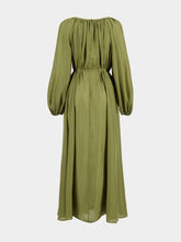 Zimmermann Khaki Green Acacia Maxi Dress