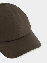 Frescobol Carioca Fernando Linen Cap in Seawood