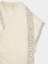 Rabanne Cream Crossed Neck Top