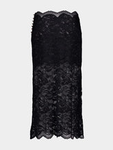 Rabanne Black Lace Midi Skirt