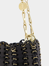 Rabanne Black Leather 1969 Nano Bag