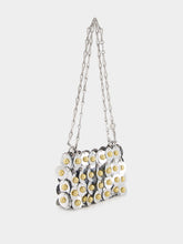 Rabanne Silver Sparkle Nano Sphere Bag