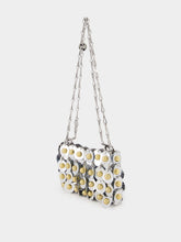 Rabanne Silver Sparkle Nano Sphere Bag
