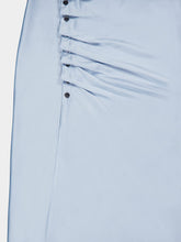 Rabanne Light Blue Stud-Detail Sleeveless Midi Dress
