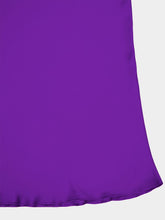 Rabanne Violet Maxi Skirt with Gold Chain Belt