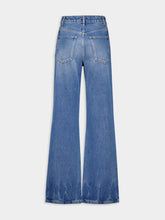Rabanne Blue High-Waist Straight Jeans