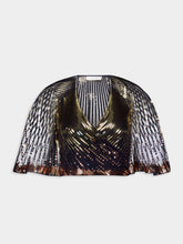 Rabanne Sequin-Embellished Cropped Top