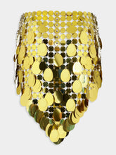Rabanne Golden Sparkle Assembly Skirt