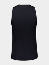 Rabanne Black Tank Top with Waist Piercing Detail