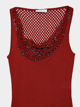 Rabanne Crochet Dress with Fringes and Pearls
