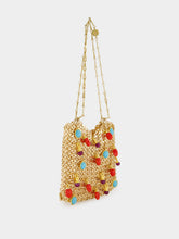 Rabanne Iconic 1969 Gold Bag with Pampilles