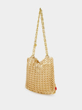 Rabanne Iconic 1969 Gold Bag with Pampilles