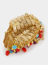 Rabanne Iconic 1969 Gold Bag with Pampilles