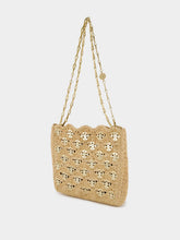 Rabanne Natural Raffia 1969 Wave Bag