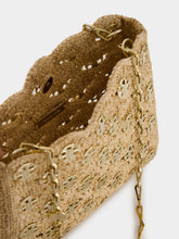 Rabanne Natural Raffia 1969 Wave Bag
