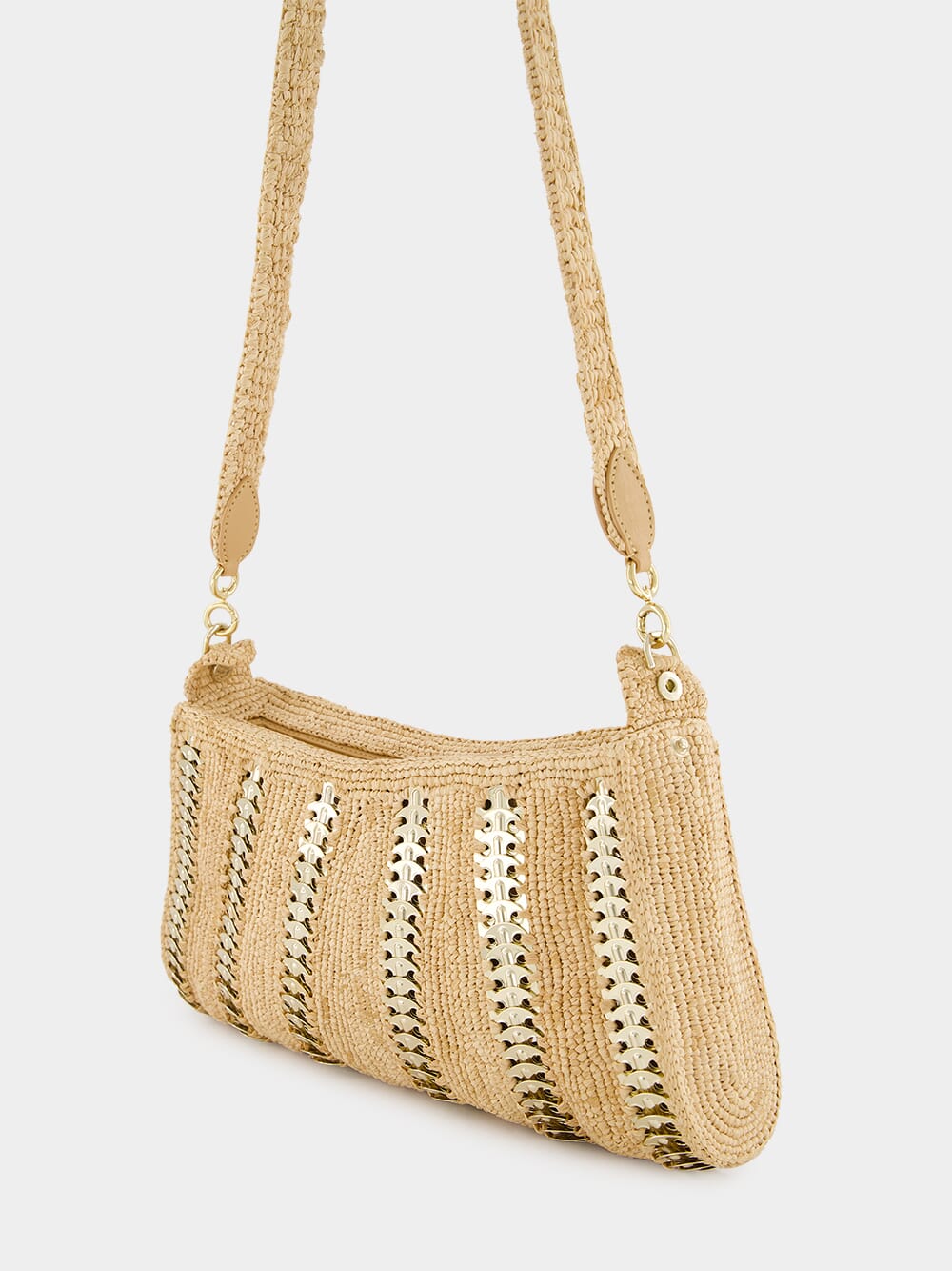 Raffia Clutch