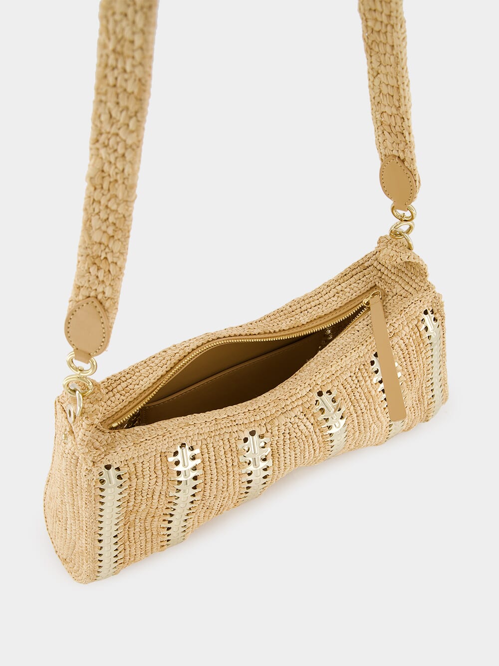 Raffia Clutch