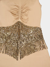 Rabanne Chainmail-Embellished Maxi Dress