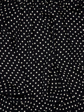 Rabanne Black Long Polka Dot Crepe Dress