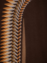 Rabanne Brown Graphic Print Maxi Dress